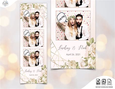 Wedding Photo Booth Template