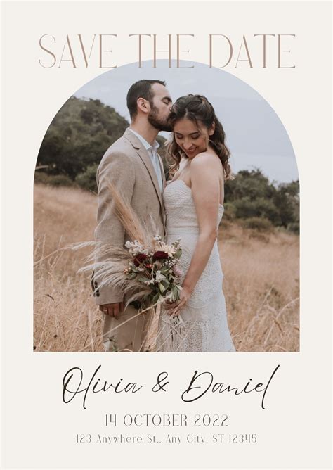 Wedding Save The Date Template
