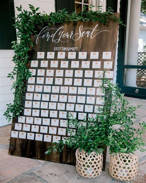 Wedding Seating Chart Display