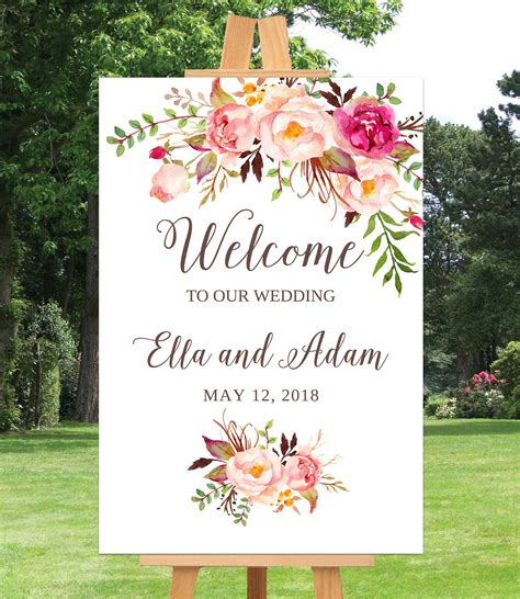 Wedding Signage Templates