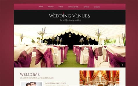 Wedding Venue Website Template