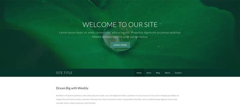 Weebly Templates Free