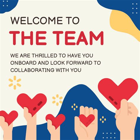 Welcome To The Team Template