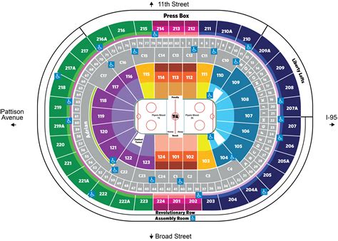 Wells Fargo Arena Philadelphia Seating Chart