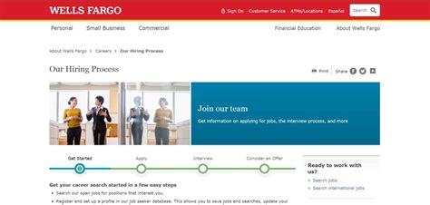 Wells Fargo Career Website