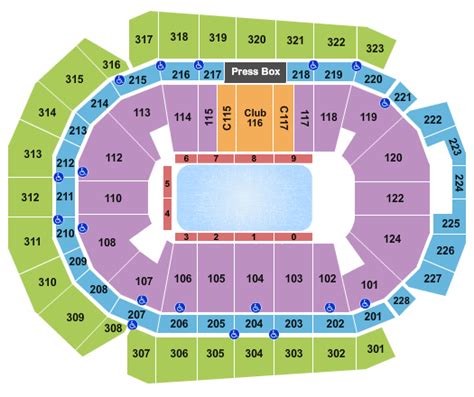 Wells Fargo Disney On Ice Seating Chart