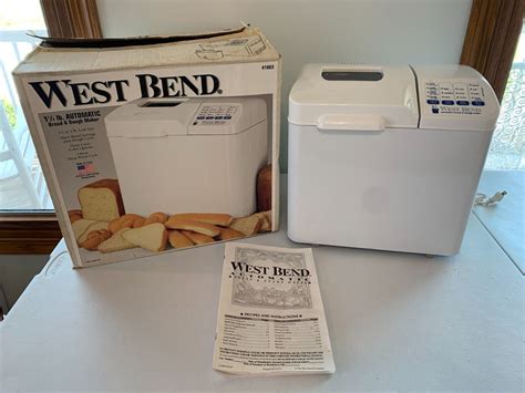 West Bend Automatic Bread And Dough Maker Manual 41063