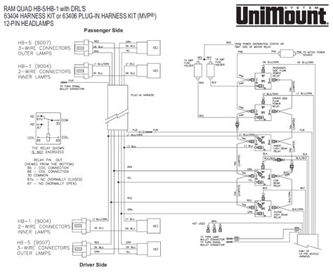 Western Unimount Headlight Wiring Diagram