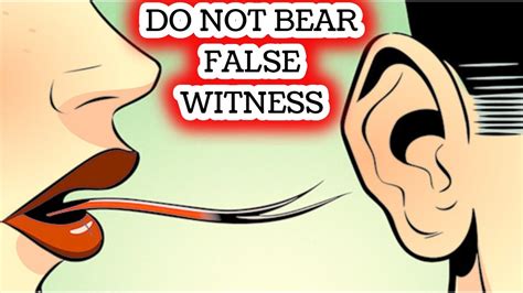 What Does Bearing False Witness Mean?