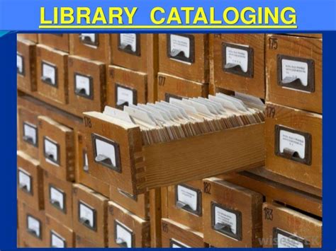 What Is Cataloging In A Library