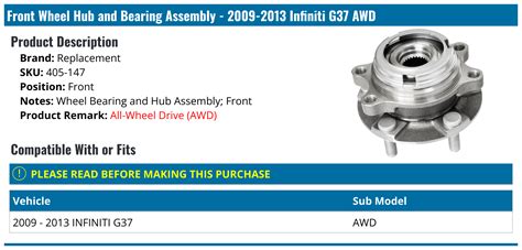 Wheel Bearing G37: A Comprehensive Guide to Its Importance and Replacement