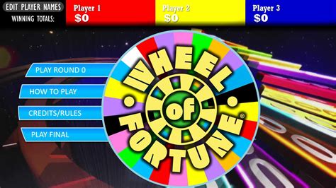 Wheel Of Fortune Template Free
