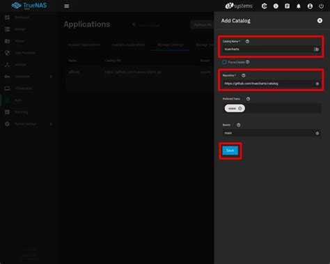 Where Is Add Catalog Button In Truenas Scale