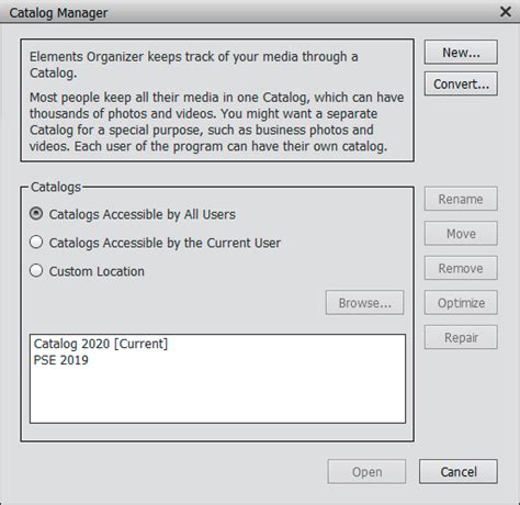 Where Is Photoshop Elements Catalog File Located Mac