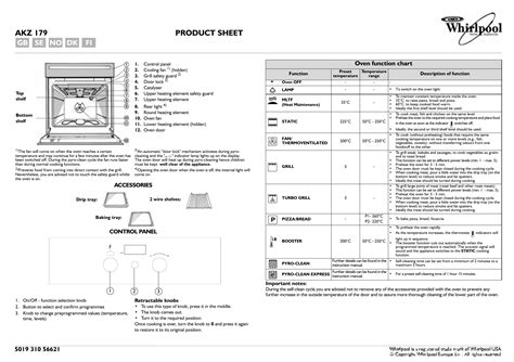 Whirlpool Built In Oven Installation Manual