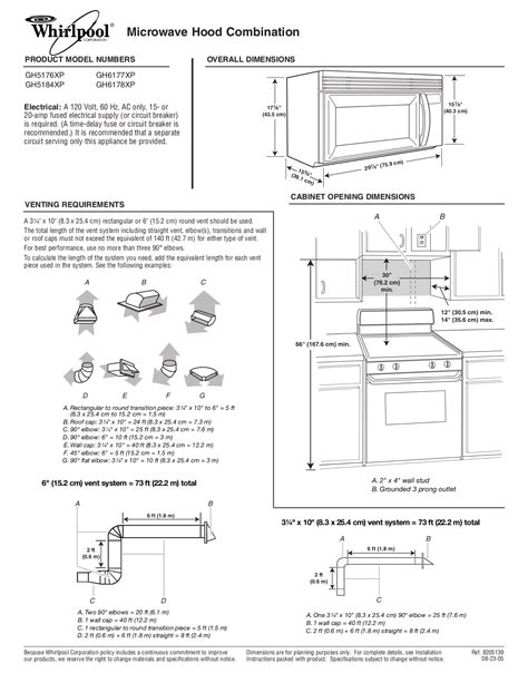 Whirlpool Gh5184xp Microwave User Manual
