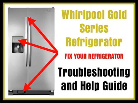 Whirlpool Gold Refrigerator Manual Defrost