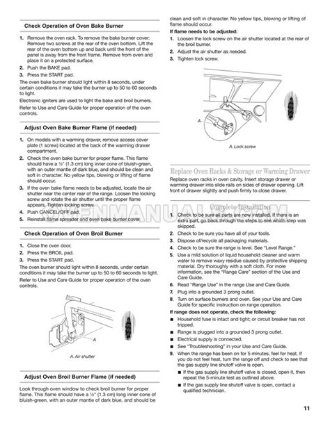 Whirlpool Gold Stove Accubake System Manual