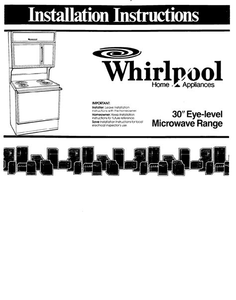 Whirlpool Microwave Operating Manual