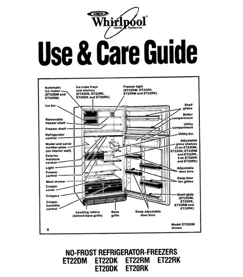 Whirlpool Refrigerators Repair Manuals