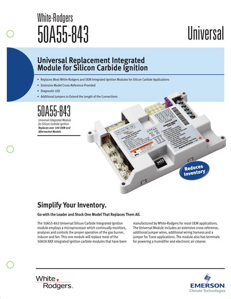 White Rodgers Model 50a50 450 Service Manual