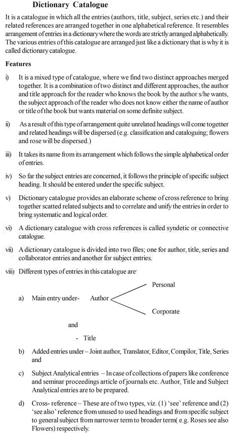 Who Invented The Dictionary Catalogue