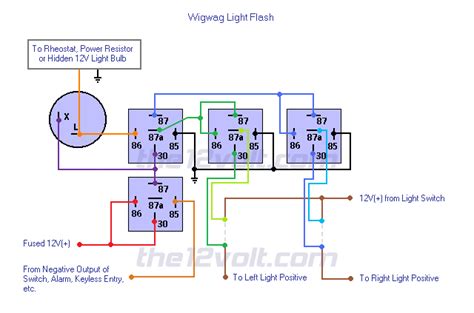 Wig Wag Flasher Relay Wiring Diagrams