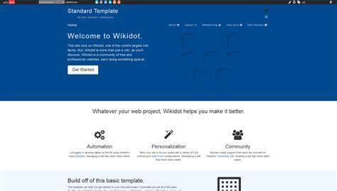 Wikidot Templates