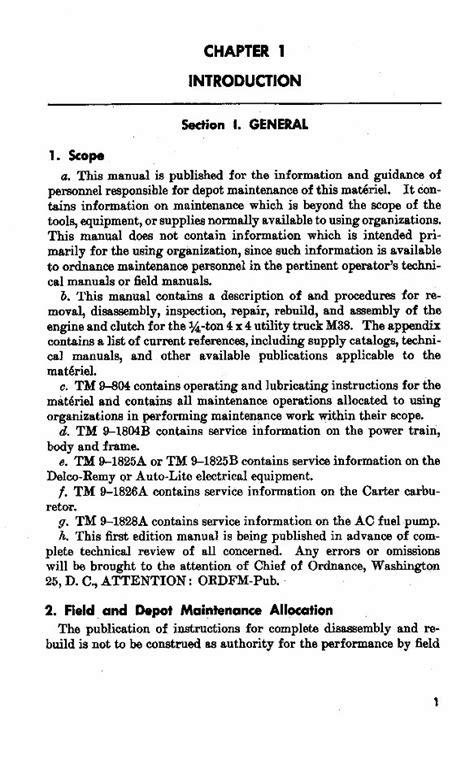 Willys Jeep L 134 Tm9 1804a Service Repair Manual Pdf 51 On