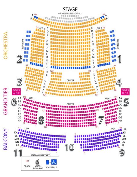 Wilson Center Seating Chart With Seat Numbers