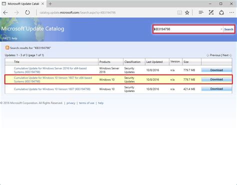 Windows 10 05 2018 Cumulative Update Catalog
