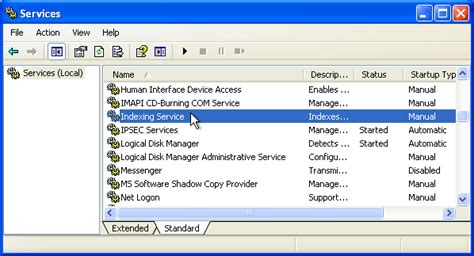Windows Server 2008 Indexing Service Query Catalog