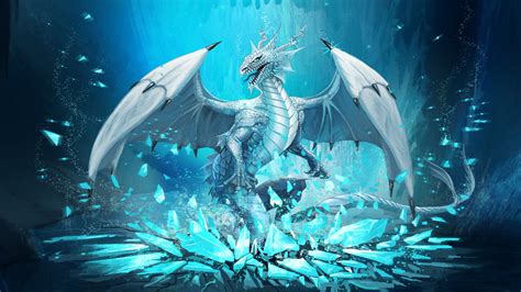 Winging Wonders: Unveiling the Enchanting World of Ice Dragon Wallpapers