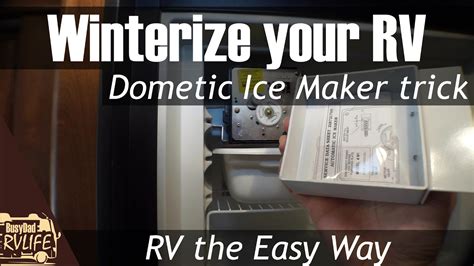 Winterizing Your RV Ice Maker: A Comprehensive Guide