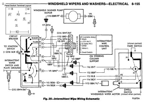 Wiper Motor Wiring Diagram 2004 Replacement Parts And