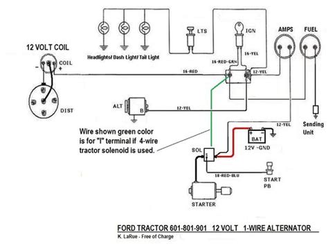 Wiring Diagram 12 Volt Conversion Ford 800