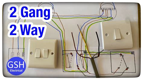 Wiring Diagram 2 Gang Way Light Switch Double