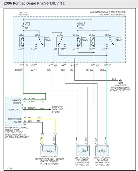 Wiring Diagram For 04 Grand Am Cooling Sys