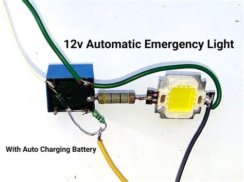 Wiring Diagram For 12 Volt Emergency Light