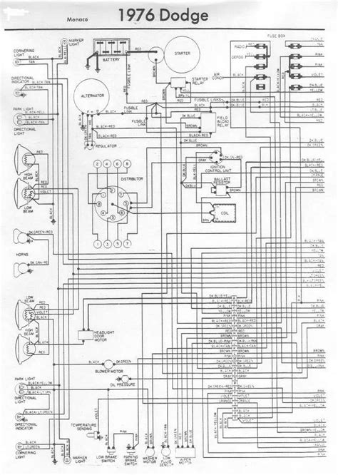 Wiring Diagram For 1976 Dodge B200