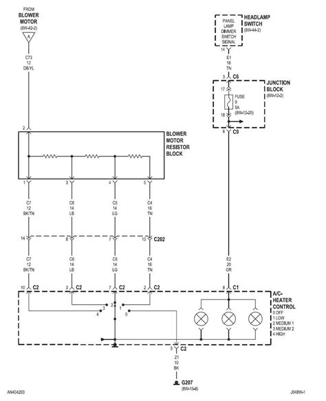 Wiring Diagram For 2002 Dodge Durango Blower Resistor