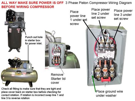 Wiring Diagram For 220 Volt Air Compressor