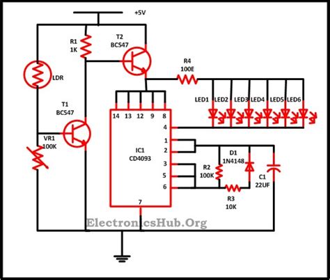 Wiring Diagram For Blinking Lights Project