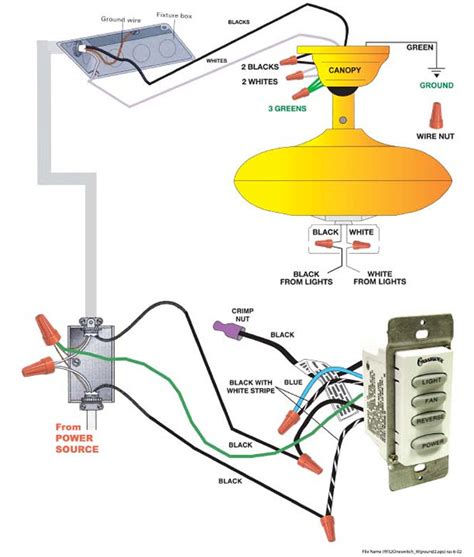 Wiring Diagram For Casablanca Ceiling Fan