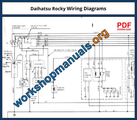 Wiring Diagram For Daihatsu Rocky