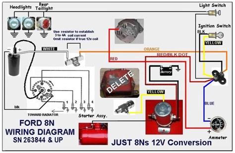 Wiring Diagram For Ford 8n 12 Volt