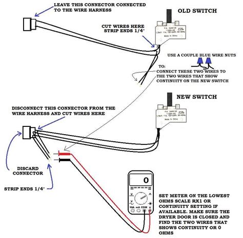 Wiring Diagram For Ge Dryer Door Switch