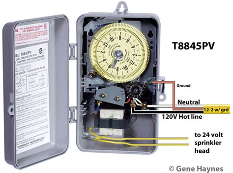 Wiring Diagram For Intermatic T8845pv Timer