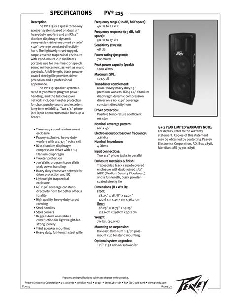 Wiring Diagram For Peavey 215 Speaker