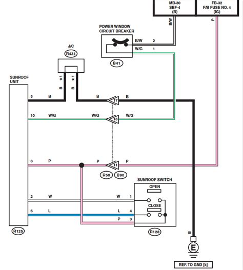 Wiring Diagram For Sunroof